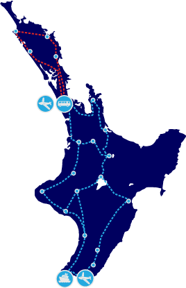 North Island TOur Itinerary with Oceania Coachlines